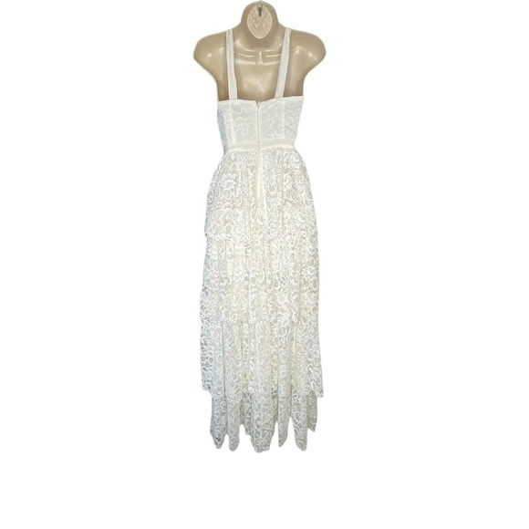 NBD | NWT Love My Way Lace Formal Maxi Gown in White Size XXS - Picture 6 of 9